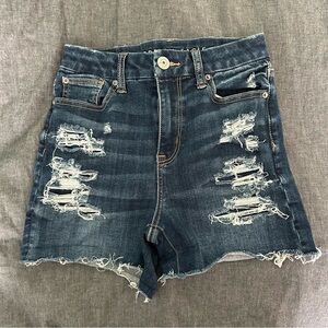AE Distressed Denim Shorts